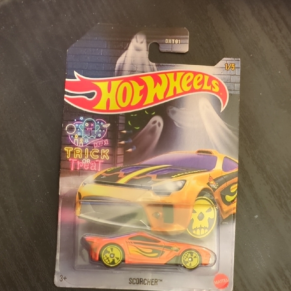 Scorcher Orange and Yellow Sports Car Toy - Picture 1 of 3